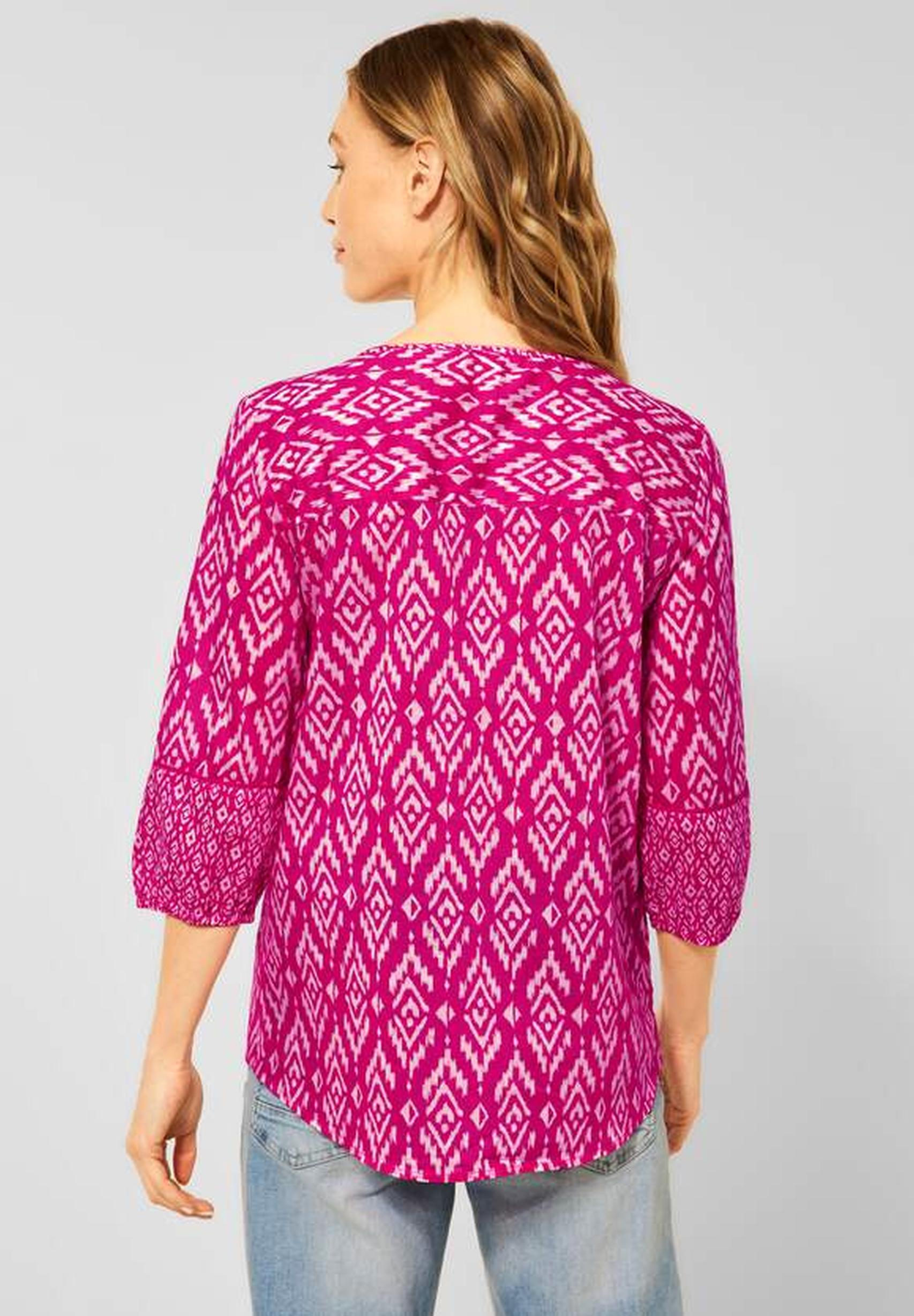 Modische Bluse aus der Kollektion 343270 CECIL Raspberry Pink in von