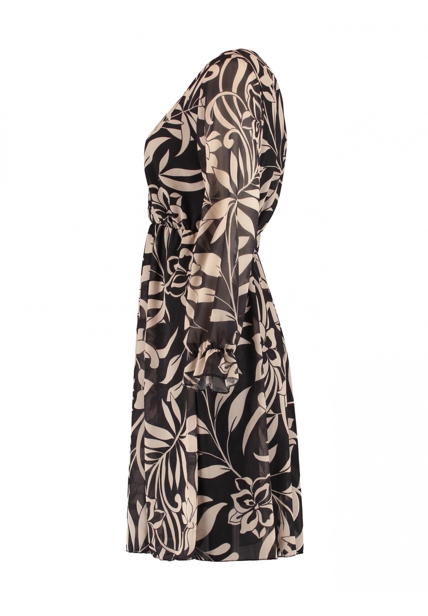 Modisches Kleid der Kollektion gemustert Zabaione aus BK-108-545 in von schwarz
