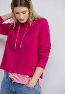 CECIL Sweatshirt im Lagenlook Pink Sorbet